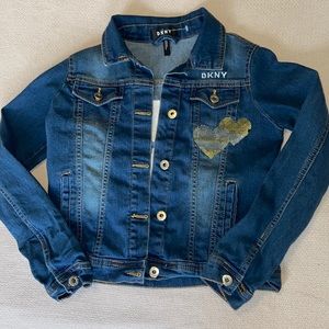 New DKNY Jean Jacket size medium 8-10